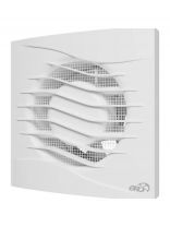 Вентилятор вытяжной настенный, ERA, установочный диаметр 100 мм, 14 Вт, 100 м3/ч