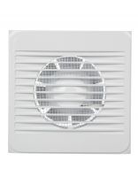 Вентилятор вытяжной настенный, Event, установочный диаметр 100 мм, 13 Вт, 130 м3/ч, обратный клапан, Turbo, 100СТок