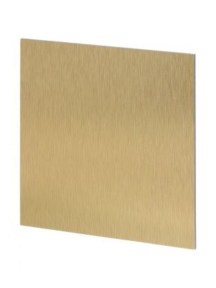 Лицевая панель для вентилятора Viento, установочный диаметр 100 мм, золото, SYSTEM+ Серия GORIZONT, GORIZONT 100gold