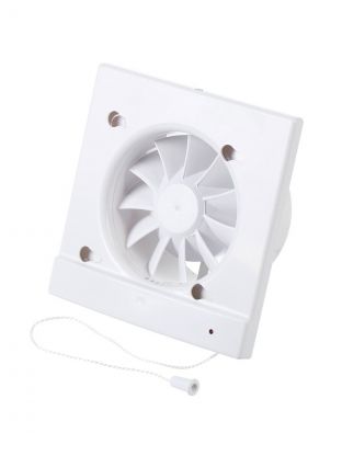 Корпус вентилятора настенный, выключатель, Viento, установочный диаметр 100 мм, 13 Вт, 105 м3/ч, SYSTEM+, КВС 100СВ