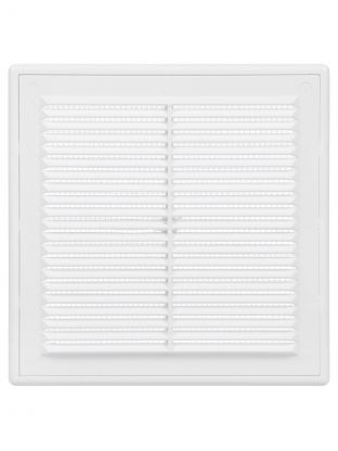 Решетка вентиляционная пластик, разъемная, 190х190 мм, с сеткой, Event, Э1919Р