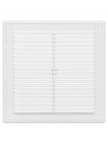 Решетка вентиляционная пластик, разъемная, 190х190 мм, с сеткой, Event, Э1919Р