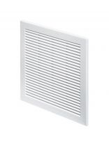 Решетка вентиляционная пластик, 200х200 мм, с сеткой, Viento, 2020TRU