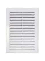 Решетка вентиляционная пластик, разъемная, 250х250 мм, с сеткой, Viento, 2525ВР