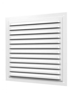 Решетка вентиляционная металл, 200х200 мм, эмалированная, Viento, РМ2020