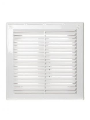Решетка вентиляционная пластик, разъемная, 210х210 мм, с сеткой, Event, 2121М/Р/С