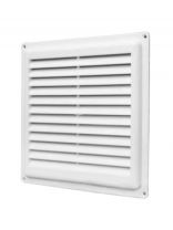Решетка вентиляционная пластик, 375х375 мм, с сеткой, Event, Э3737Н