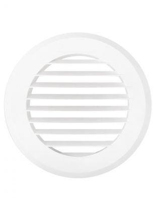 Диффузор вентиляционный пластик, установочный диаметр 125 мм, с фланцем d170 мм, Event, 170/125КР