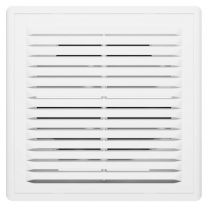 Решетка вентиляционная пластик, разъемная, 150х150 мм, с обратным клапаном, ERA, R1515BV