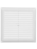 Решетка вентиляционная пластик, 200х200 мм, с сеткой, Viento, 2020ЭС