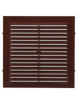 Решетка вентиляционная с сеткой, коричневая, Event, 1515С