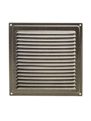 Решетка вентиляционная металл, 200х200 мм, бронза, Event, 2020ВРС