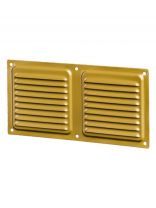 Решетка вентиляционная металл, 200х100 мм, золото, Event, 1020ВРС