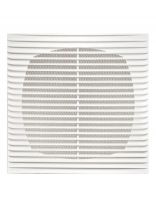 Решетка вентиляционная пластик, приточно-вытяжная, 170х240 мм, с сеткой, без рамки, Viento, 1724ПВ