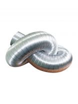 Воздуховод вентиляционый алюминий, диаметр 120 мм, круглый, гофрированный, 1.5 м, Event