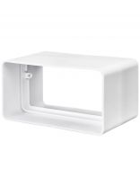 Соединитель вентиляционный пластик, 55х110 мм, Event, 55110 СКП