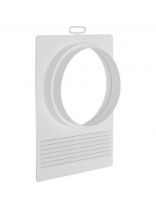 Площадка торцевая пластик, с решеткой, d 125/130 мм, Event, ТППРУ 125/130