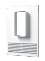 Площадка торцевая пластик, 60х120 мм, с решеткой, вертикальная, ERA, 612ПТВР