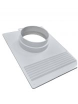 Площадка торцевая пластик, с решеткой, d 140/150 мм, Event, ТППРУ 140/150