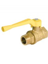 Кран для газа г-ш, 1/2'', ручка, БАЗ