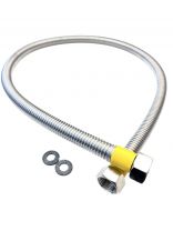 Подводка для газа 1/2''х1.5 м, г-г, сильфон ПВХ, Tuboflex