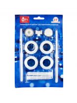 Комплект монтажный для радиатора, 3/4", 11 предметов, 2 кронштейна, STI, Т0000001123