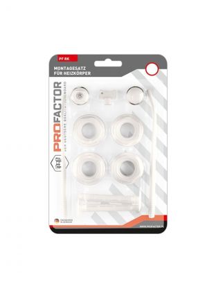 Комплект монтажный для радиатора, 3/4", 11 предметов, 2 кронштейна, ProFactor, PF RK 551