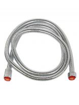 Шланг для душа, сталь, ИМП-ИМП, 150 см, армированный алюминиевой нитью, ComfortFactor, 43331