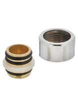 Ремкомплект для плоского излива смесителя для ванны, нержавеющая сталь, индивидуальная упаковка, ComfortFactor, 99370-10