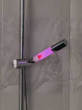 Лейка для душа, пластик, 1 режим, Aqwin, YT-CBC-022