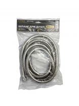 Шланг для душа, ПВХ, 2 м, серый серебристый, Stemix, STM 400-3