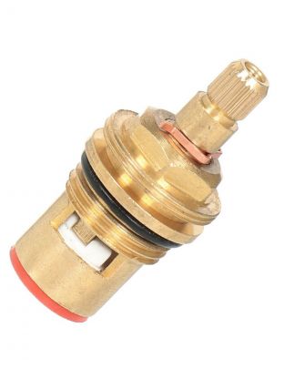 Кран-букса латунь, 1/2 '', 24 шлиц, 90 °, 2 резьбы, с керамическими вставками, индивидуальная упаковка, 60 г, ComfortFactor, 65347-10