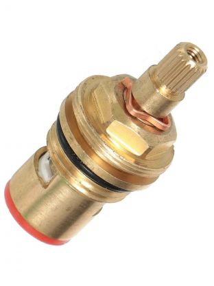 Кран-букса латунь, 1/2 '', 20 шлиц, 90 °, 2 резьбы, с керамическими вставками, индивидуальная упаковка, 60 г, ComfortFactor, 65348-10