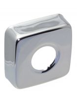 Отражатель декоративный нержавеющая сталь, 0.6х0.25х0.2 см, 3/4 '', квадрат, хром, MasterProf, ИС.131442