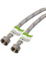 Подводка для воды 1/2"х1.5 м, г-г, сталь, Еco, Lytcho