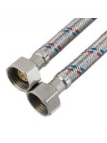 Подводка для воды 1/2"х0.6 м, г-г, сталь, ELKA