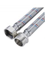 Подводка для воды 1/2"х2.5 м, г-ш, сталь, ELKA