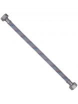 Подводка для воды 1/2"х2.5 м, г-г, латунь, полимер, AquaLine