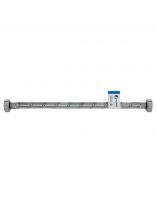 Подводка для воды 1/2"х4 м, г-г, сталь, AquaLine