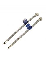 Подводка для воды М10-1/2"х0.6 м, пара, сталь, полимер, Stemix