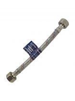 Подводка для воды 1/2"х1.2 м, г-г, сталь, полимер, Stemix