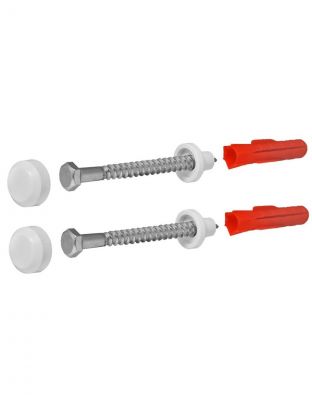 Крепление для унитаза к полу и писсуара, 2 шт, индивидуальная упаковка, MasterProf, ИС.130182