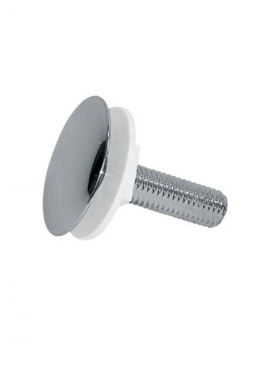 Заглушка для умывальника, 40 мм, индивидуальная упаковка, хром, Orio, А-4181