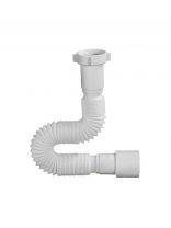Гофра для сифона 370 мм, 1" 1/2х40/50, полипропилен, с гайкой, Orio, АС-1003