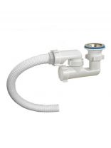 Сифон для душевого поддона, 40х40/50, полипропилен, с выпуском, Сантехпродукт, Е-82581