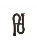 Сифон для мойки, 1000 мм, 1" 1/2х40/50, полипропилен, с выпуском, черный, Orio, АС-3012