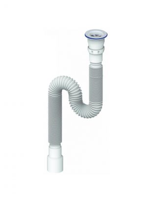 Сифон для мойки, 1200 мм, 1" 1/2, 40, полипропилен, Unicorn, D230Р