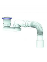 Сифон для душевого поддона, 40х40/50, полипропилен, Unicorn, G22Р