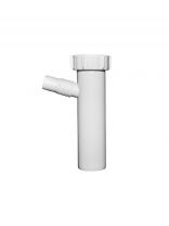 Патрубок для сифона, трубный, 1 1/2", полипропилен, белый, Инкопласт, D1000W