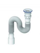 Сифон для мойки, 800 мм, 1" 1/2, 40, полипропилен, Unicorn, D220Р